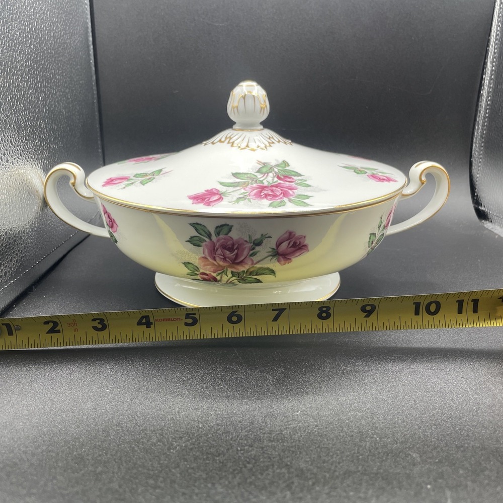 Noritake China ROSELANE ROUND COVERED BOWL With LID - Picture 6 of 13